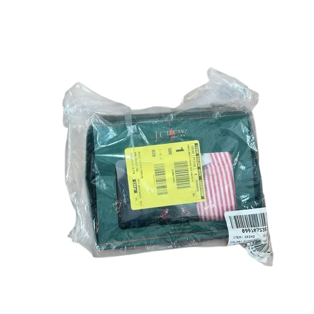 NWT J CREW Cotton poplin boxers three-pack